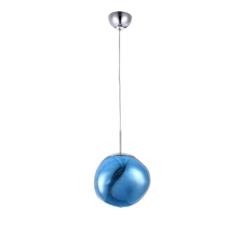 Orb Acrylic Single Pendant Light with Hardware by Bethel - view 2