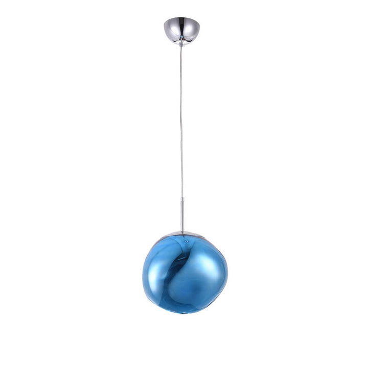 Orb Acrylic Single Pendant Light with Hardware by Bethel - view 2