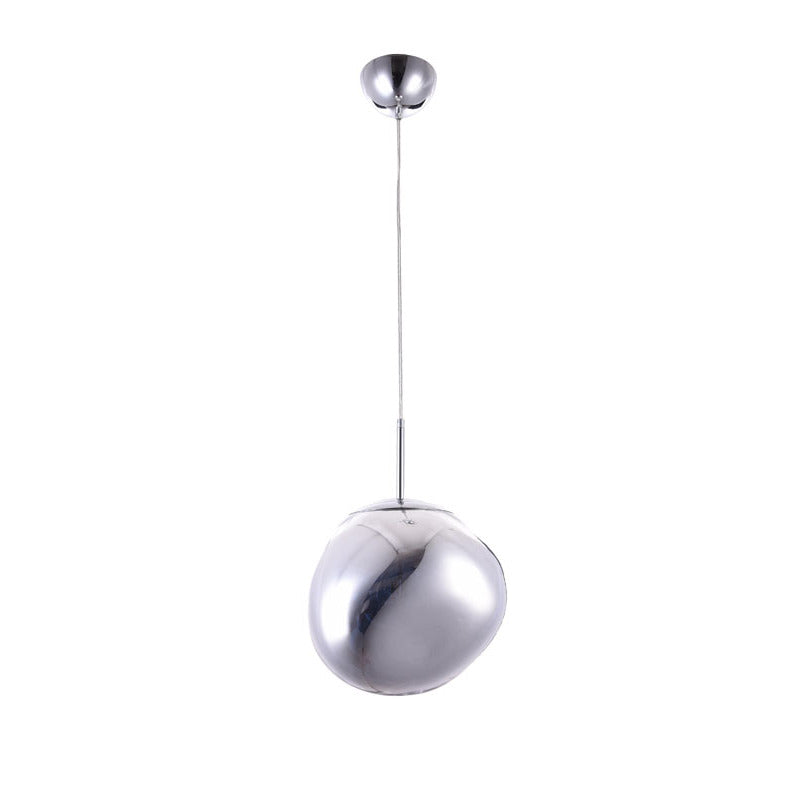 Orb Acrylic Single Pendant Light with Hardware by Bethel - view 8