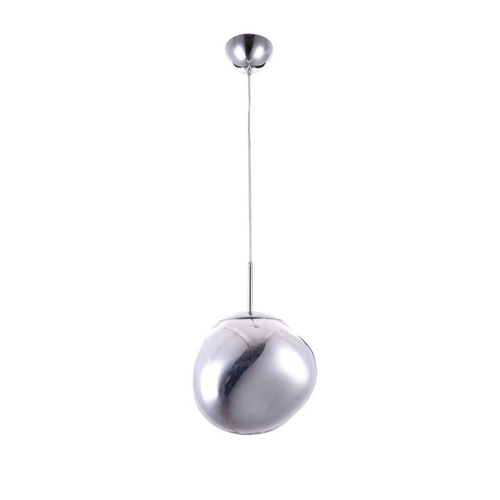 Orb Acrylic Single Pendant Light with Hardware by Bethel - view 8