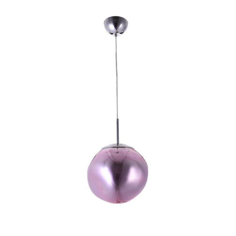 Orb Acrylic Single Pendant Light with Hardware by Bethel - view 16