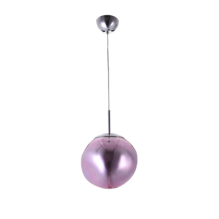 Orb Acrylic Single Pendant Light with Hardware by Bethel - view 16