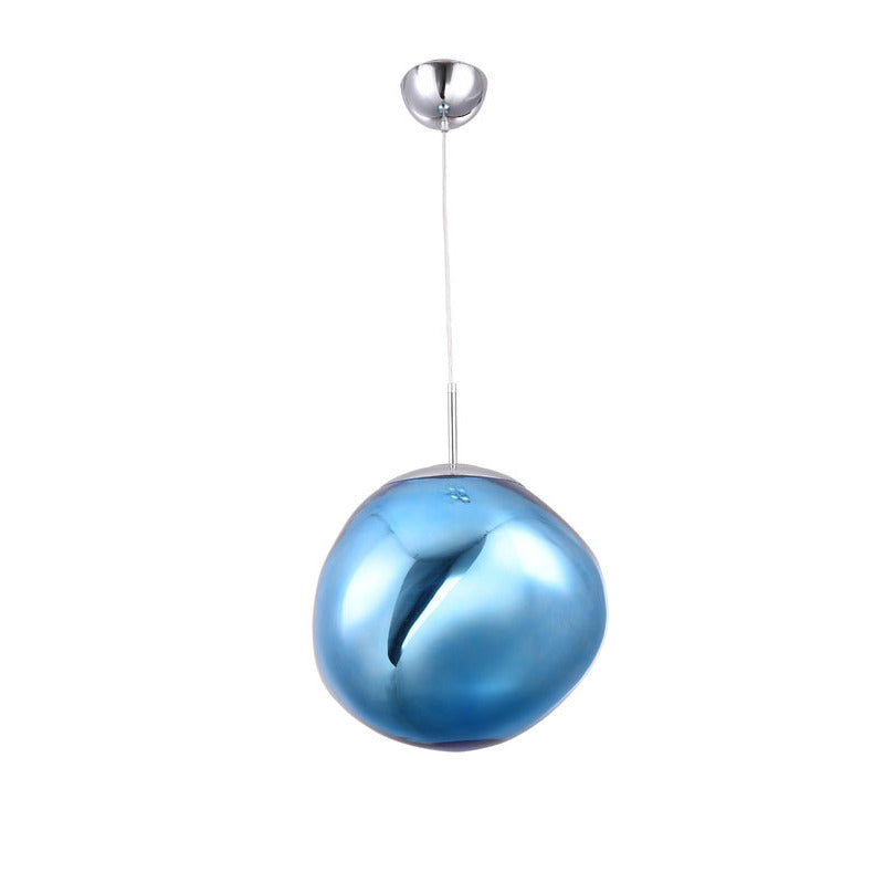 Single Pendant Acrylic Orb Light with Hardware by Bethel - view 2
