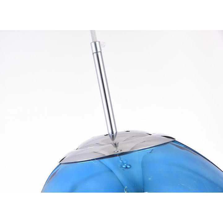 Single Pendant Acrylic Orb Light with Hardware by Bethel - view 3