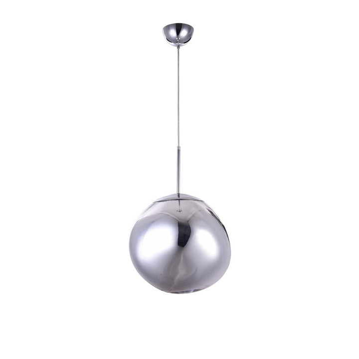 Single Pendant Acrylic Orb Light with Hardware by Bethel - view 7