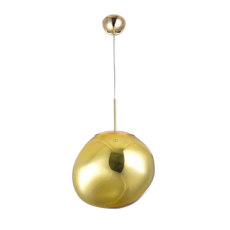 Single Pendant Acrylic Orb Light with Hardware by Bethel - view 12