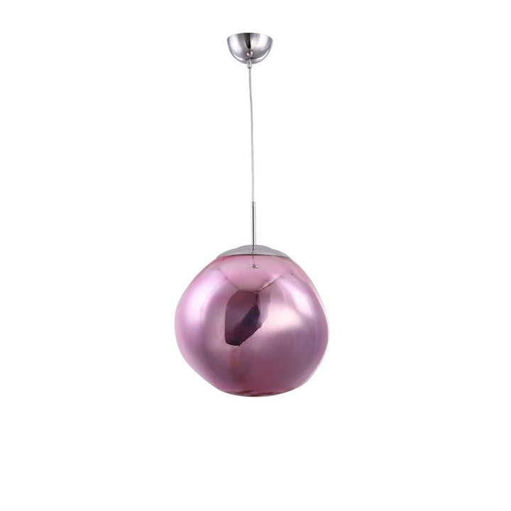 Single Pendant Acrylic Orb Light with Hardware by Bethel - view 18