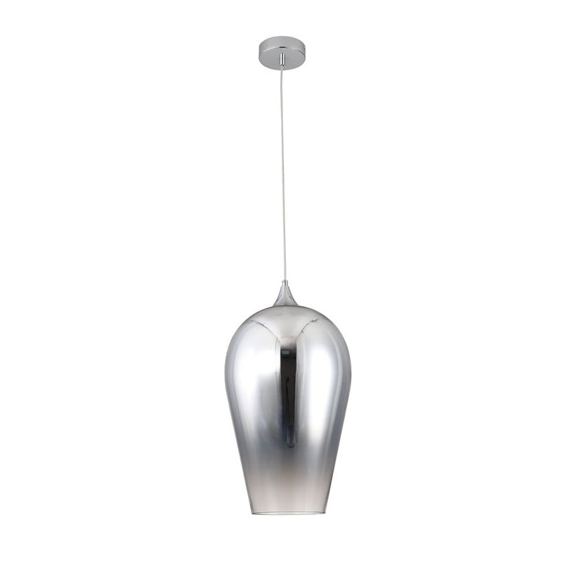 Single Pendant Light with Reflective Faded Glass Shade by Bethel - view 6