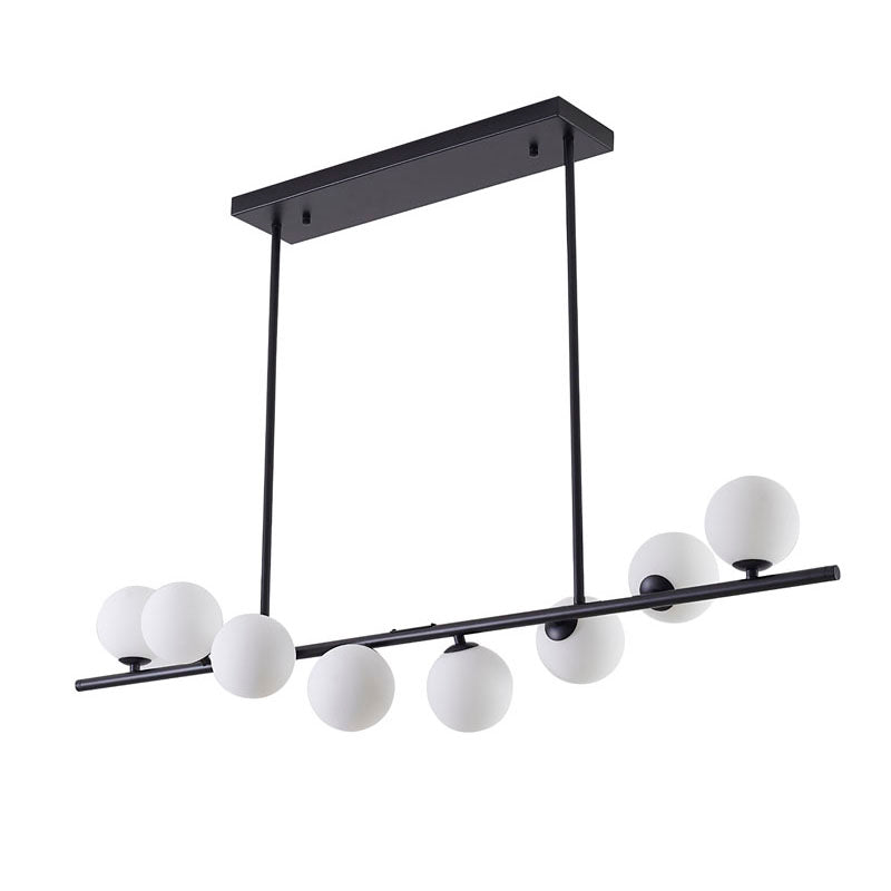 Frame Chandelier with Spiral Glass Shades by Bethel - view 2
