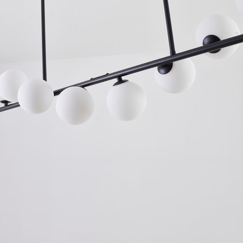Frame Chandelier with Spiral Glass Shades by Bethel - view 3