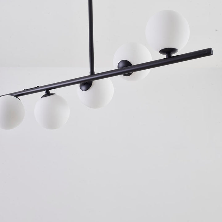 Frame Chandelier with Spiral Glass Shades by Bethel - view 4