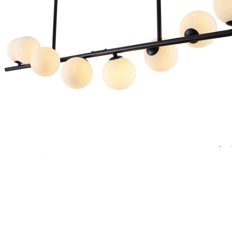 Frame Chandelier with Spiral Glass Shades by Bethel - view 5
