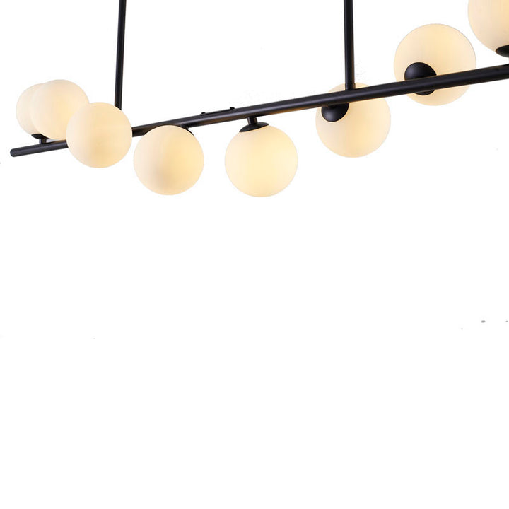 Frame Chandelier with Spiral Glass Shades by Bethel - view 5