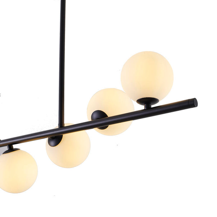 Frame Chandelier with Spiral Glass Shades by Bethel - view 6