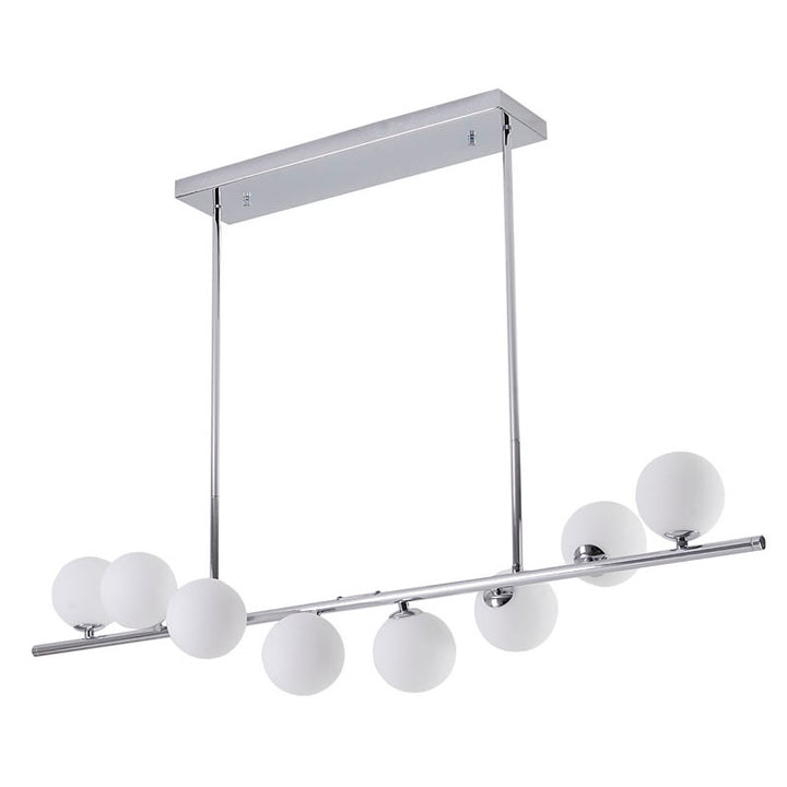 Frame Chandelier with Spiral Glass Shades by Bethel - view 11