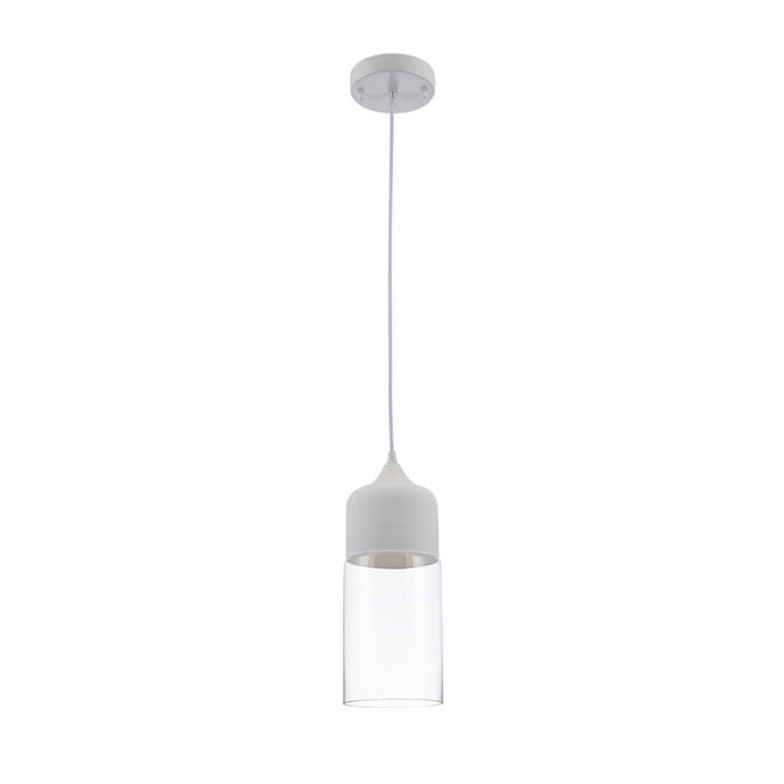 Frame Single Pendant Light with Clear Glass Shade by Bethel - view 8