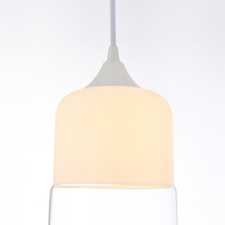 Frame Single Pendant Light with Clear Glass Shade by Bethel - view 9