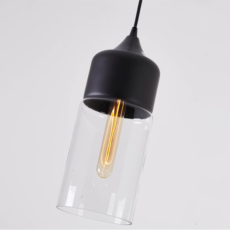 Frame Single Pendant Light with Clear Glass Shade by Bethel - view 2
