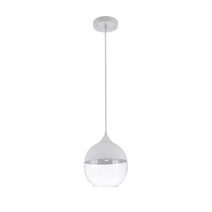 Single Pendant Light with Clear Glass Shade by Bethel - view 9