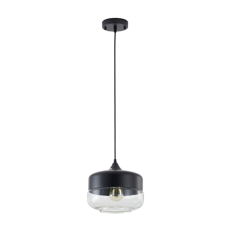 Single Pendant Light with Clear Glass Shade by Bethel - view 14