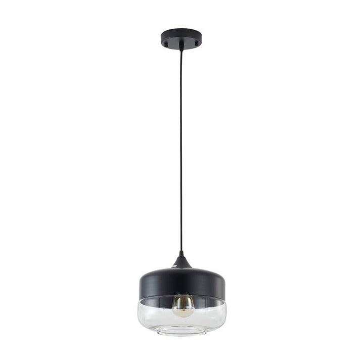 Single Pendant Light with Clear Glass Shade by Bethel - view 14