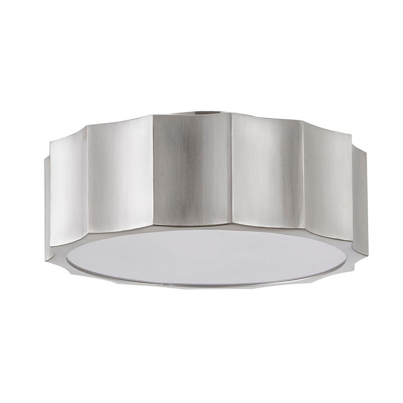 Iron Wave Flushmount Light with Acrylic Bottom Cover by Bethel - view 6