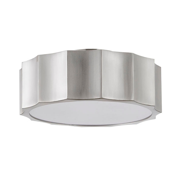 Iron Wave Flushmount Light with Acrylic Bottom Cover by Bethel - view 6