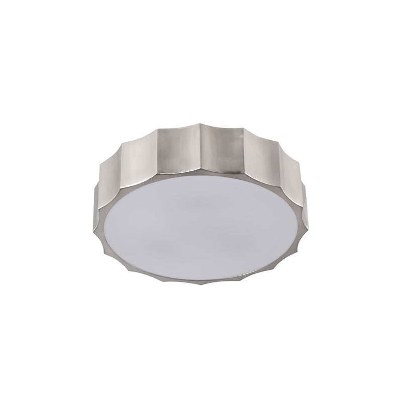 Iron Wave Flushmount with Acrylic Bottom Cover Flush Mount by Bethel - view 9