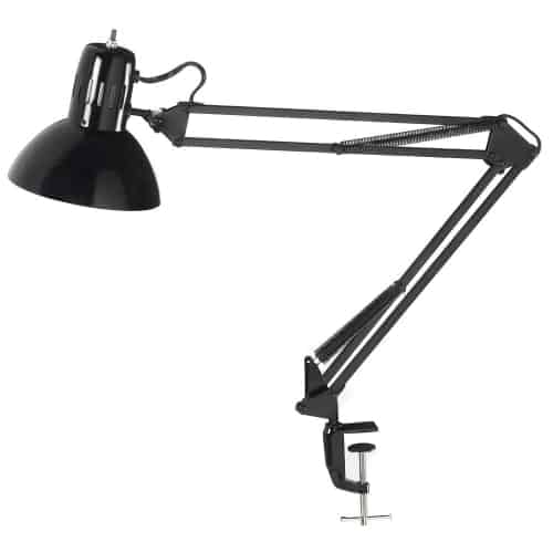 Task Lamps Clamp-On Task Lamp in Black by Dainolite