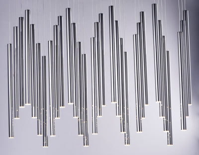 Flute - 35 Light LED Linear Pendant