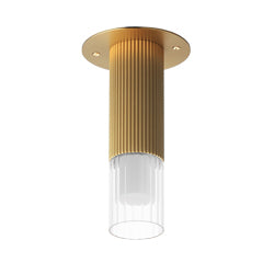 Reeds - LED Flush Mount in Gold by ET2 Lighting