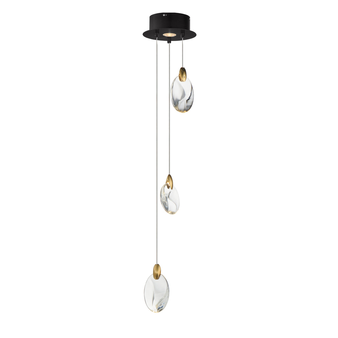 Pebble - LED Pendant, 3-Light, by ET2 Lighting