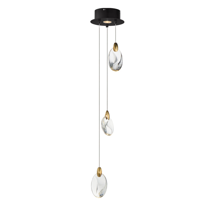 Pebble - LED Pendant, 3-Light, by ET2 Lighting