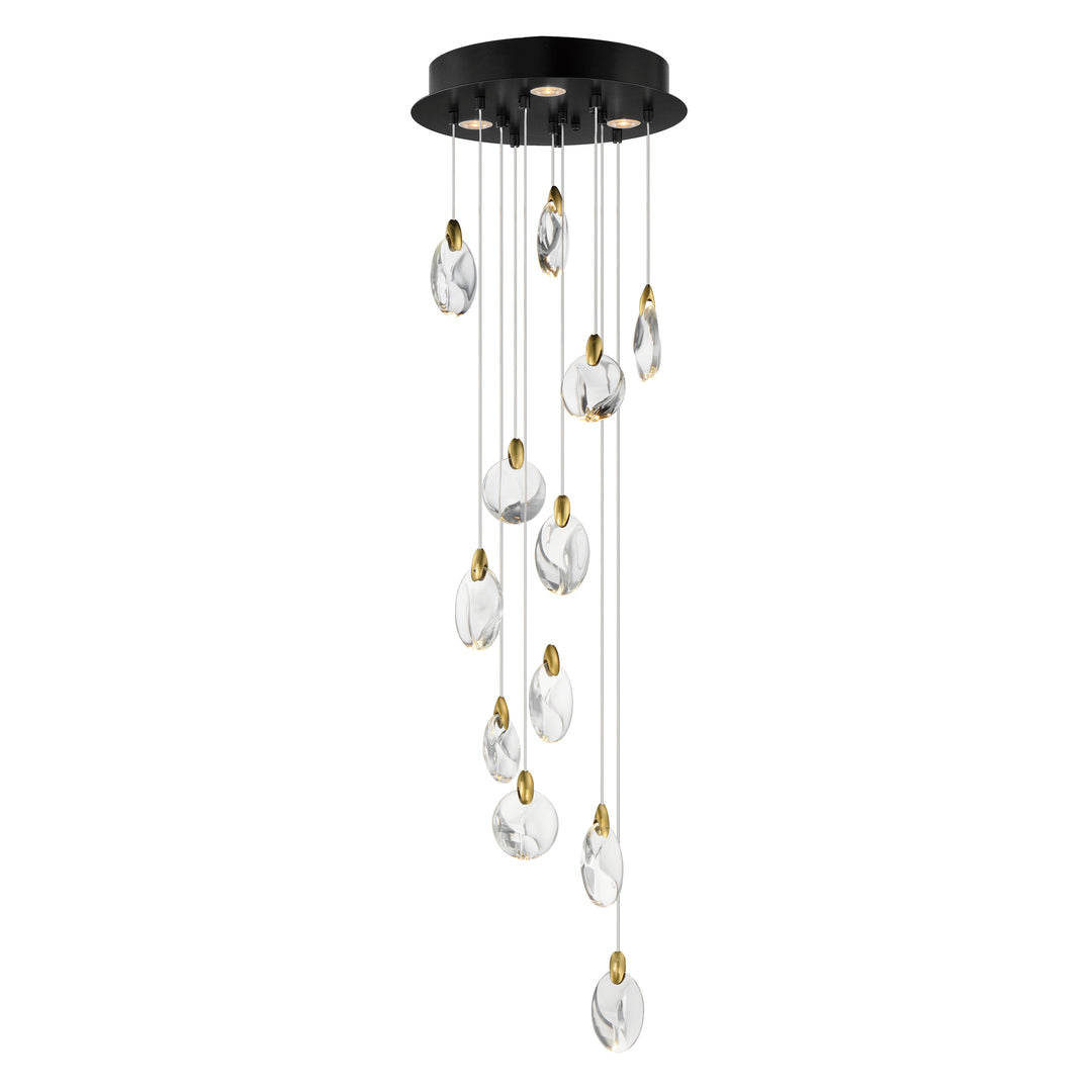 Pebble - LED Pendant, 12-Light, by ET2 Lighting