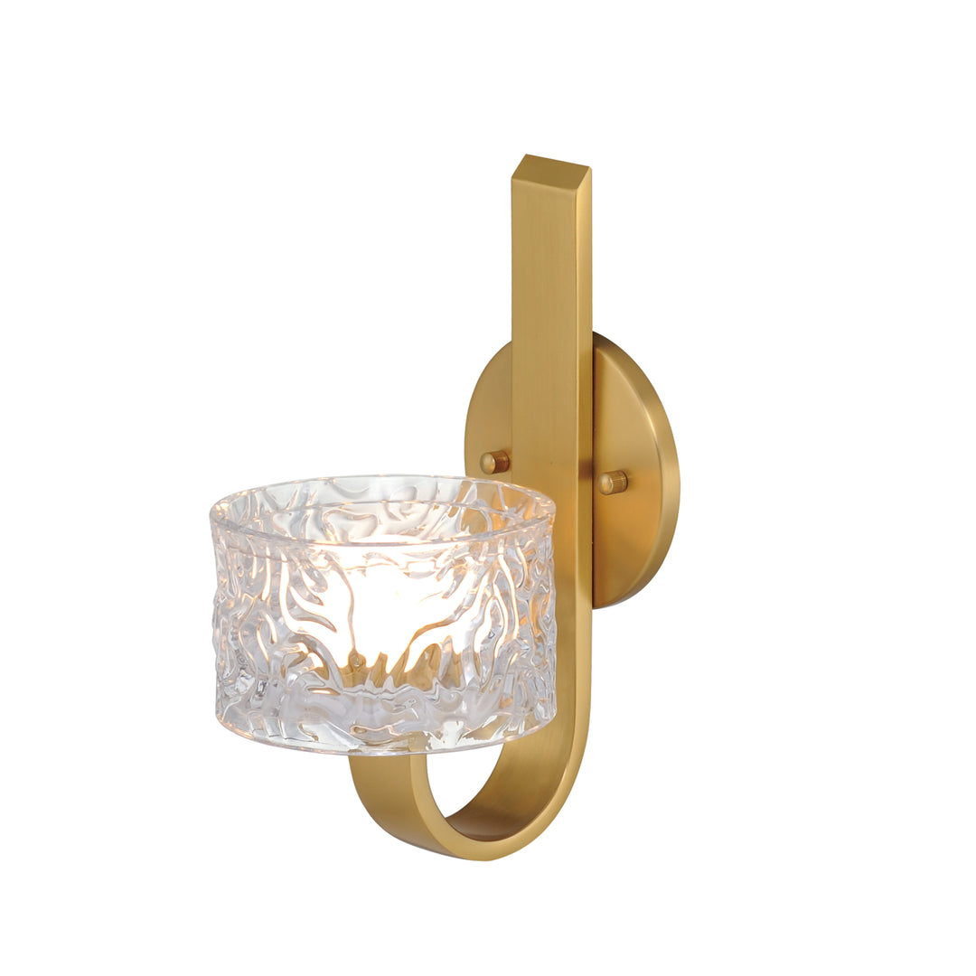 Elysian - 1-Light LED Wall Sconce in Natural Aged Brass by ET2 Lighting