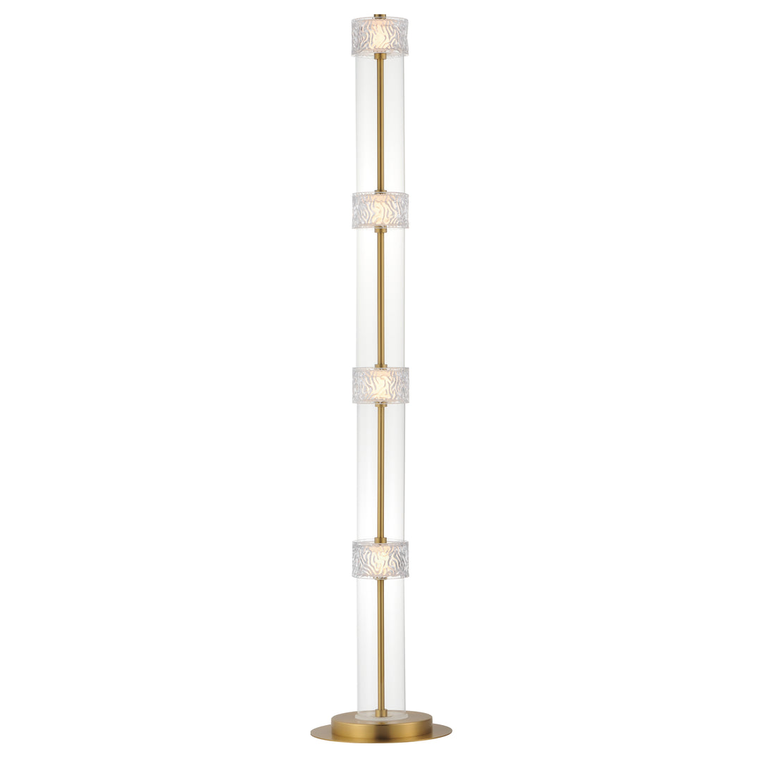 Elysian - 4-Light LED Floor Lamp in Natural Aged Brass by ET2 Lighting