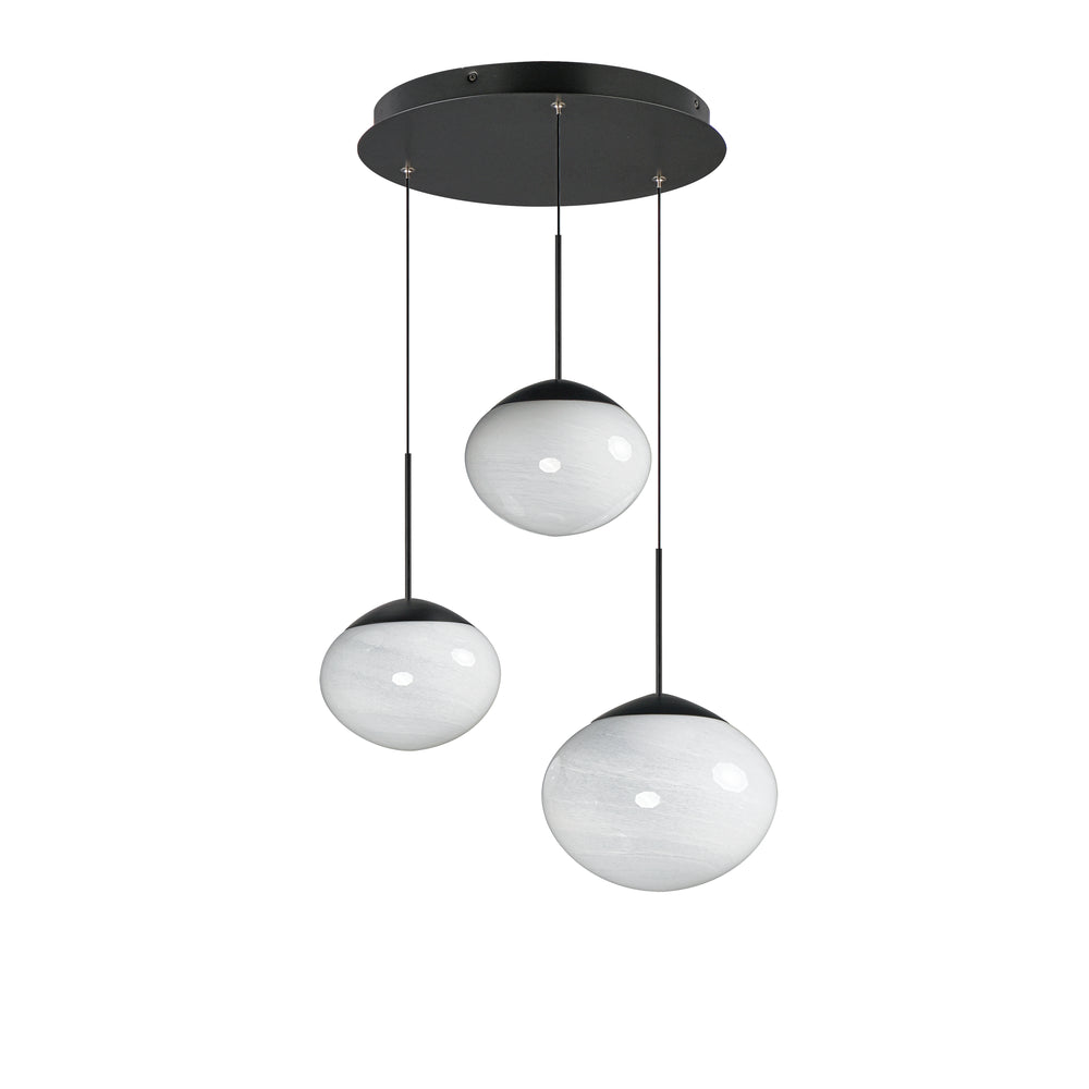 Nimbus - LED Pendant, 3-Light, by ET2 Lighting