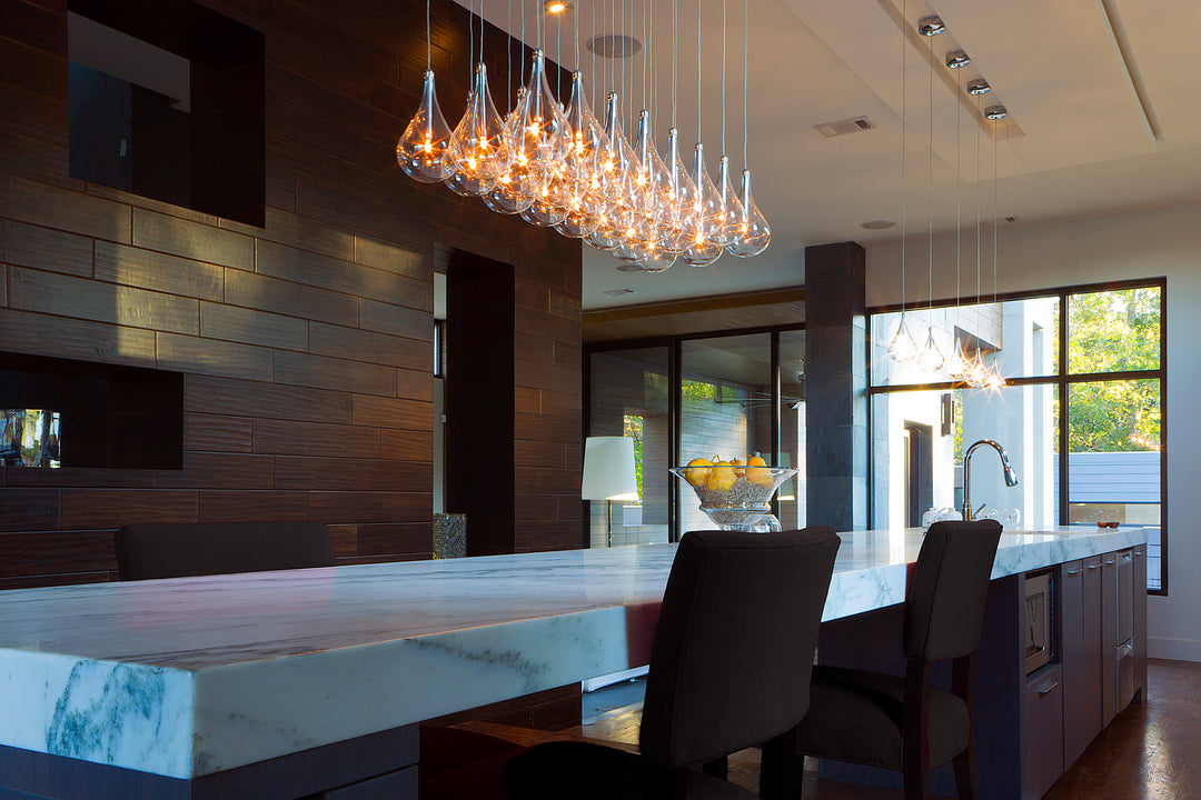 Larmes - Multiple Light Linear Pendant by ET2 Lighting - view 12