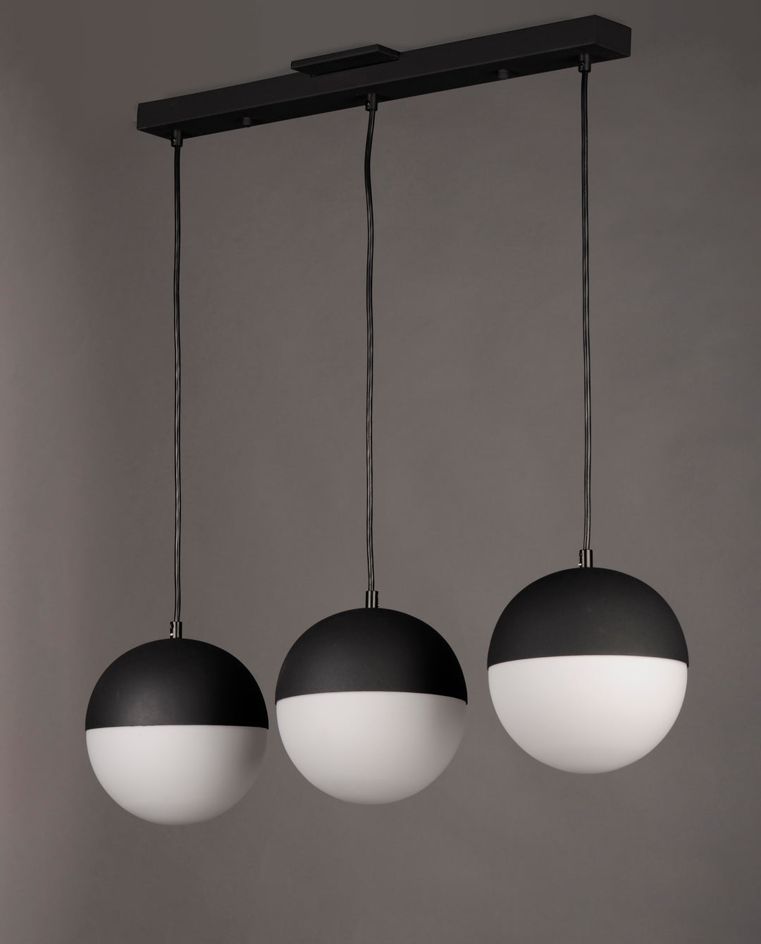 Half Moon - 3 Light Linear LED Pendant