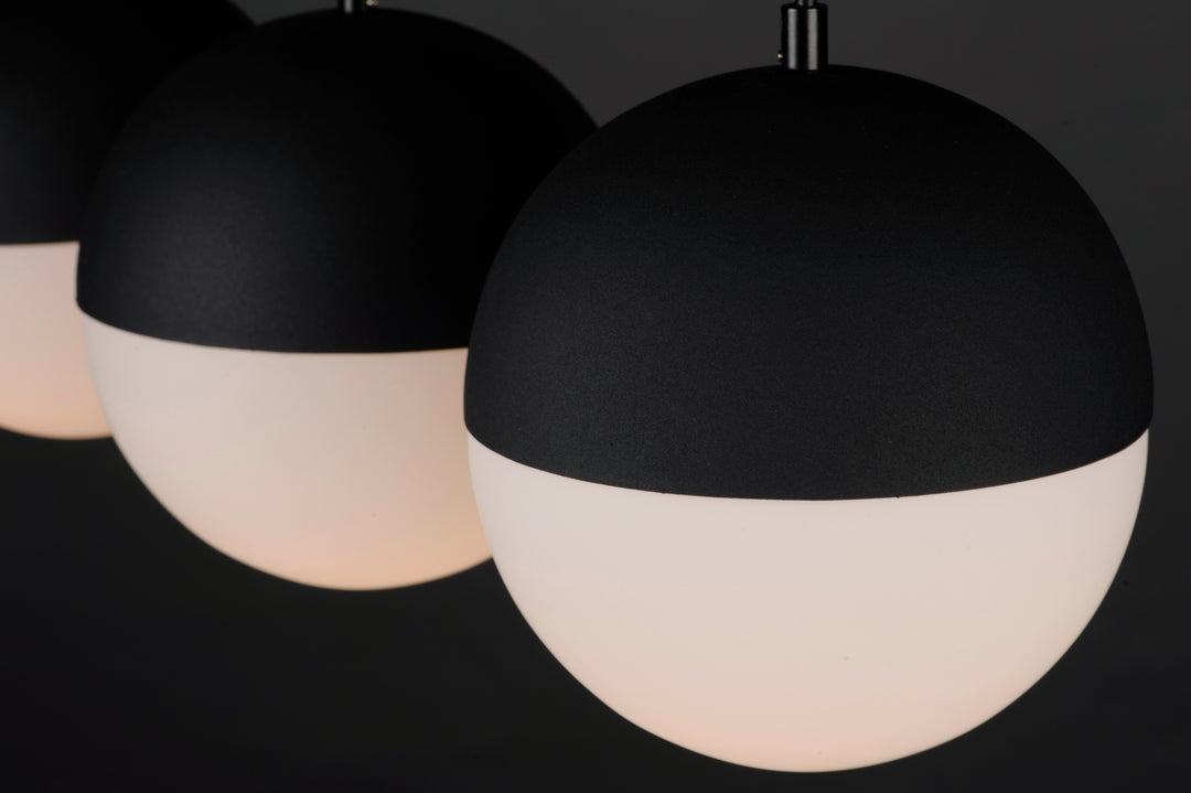 Half Moon - 3 Light Linear LED Pendant
