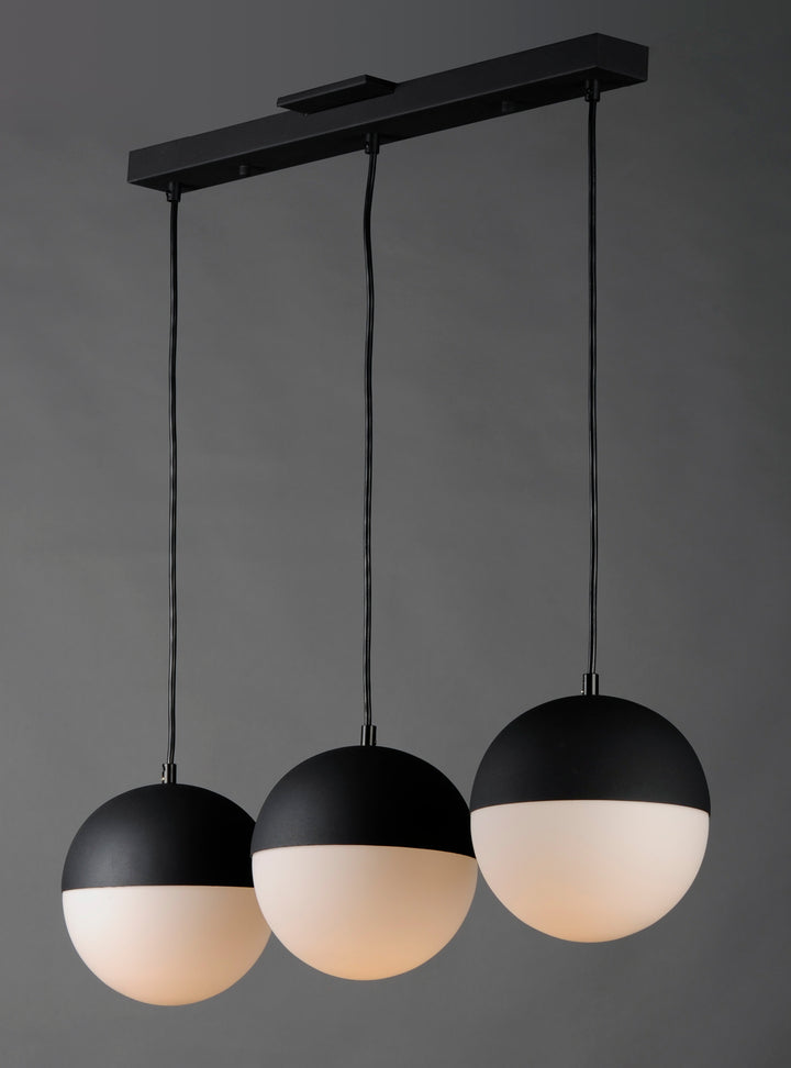 Half Moon - 3 Light Linear LED Pendant