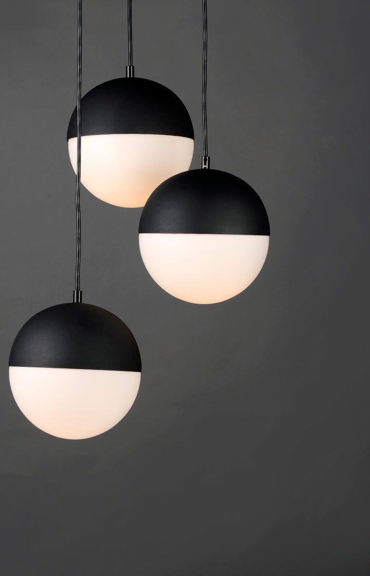 Half Moon - 3 Light Linear LED Pendant