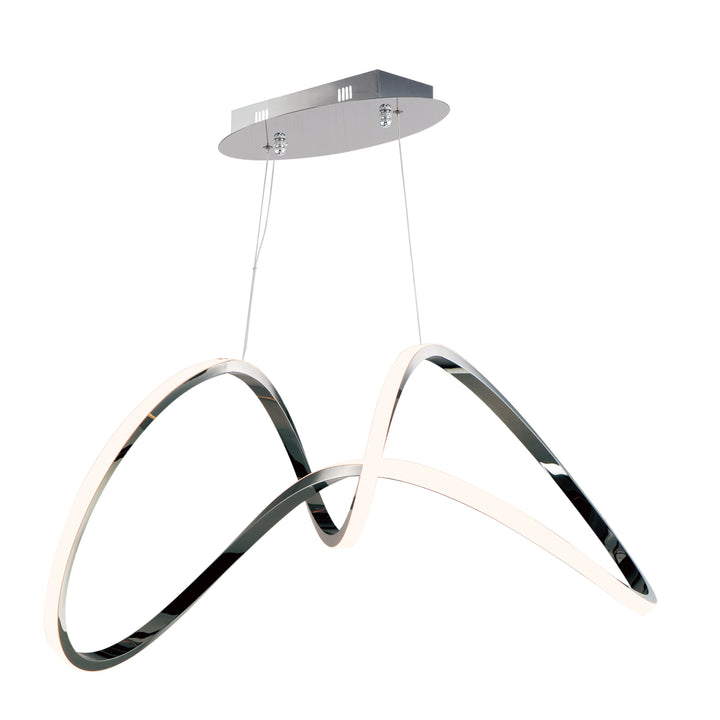 Perpetual - LED Pendant in Black Chrome by ET2 Lighting