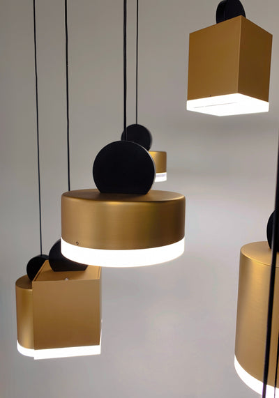 Nob - 8 Light LED Linear Pendant