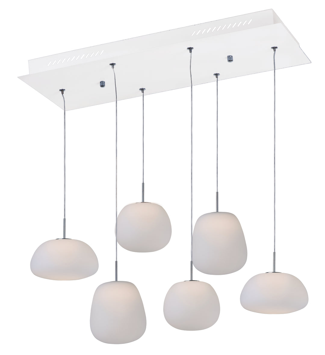 Puffs - 6 Light LED Linear Pendant