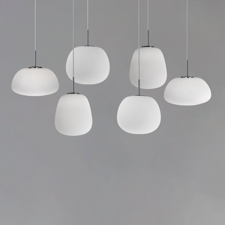 Puffs - 6 Light LED Linear Pendant