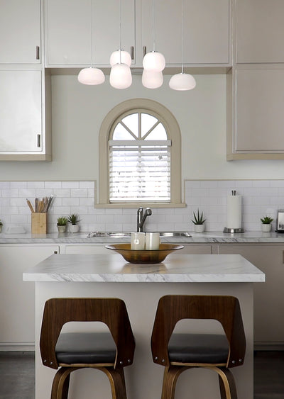 Puffs - 6 Light LED Linear Pendant