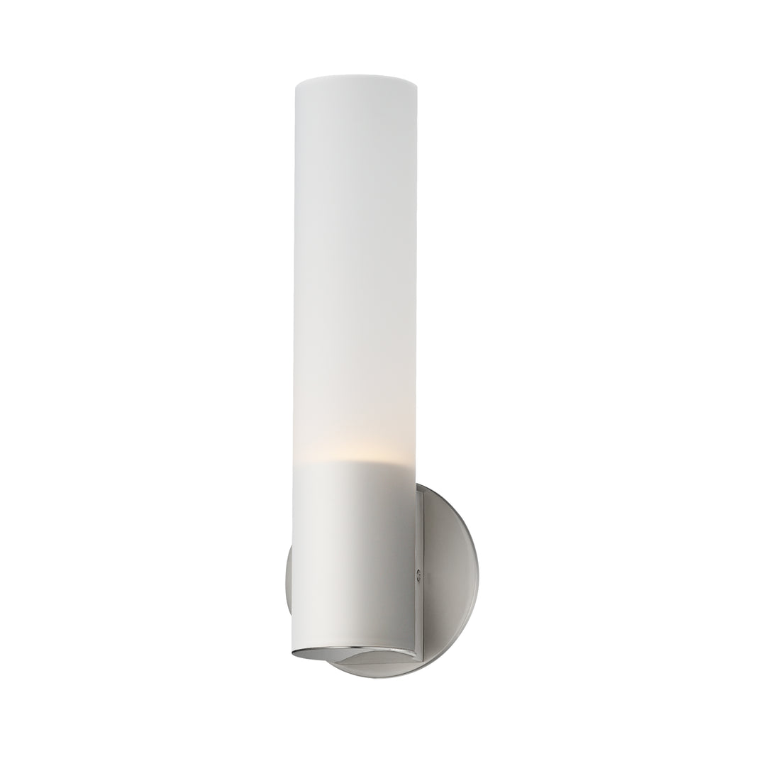 Highball - LED Wall Sconce in Frosted Satin Nickel by ET2 Lighting