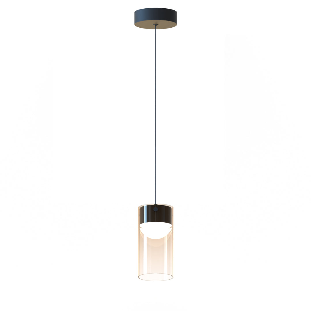 Highball - LED Pendant in Amber by ET2 Lighting