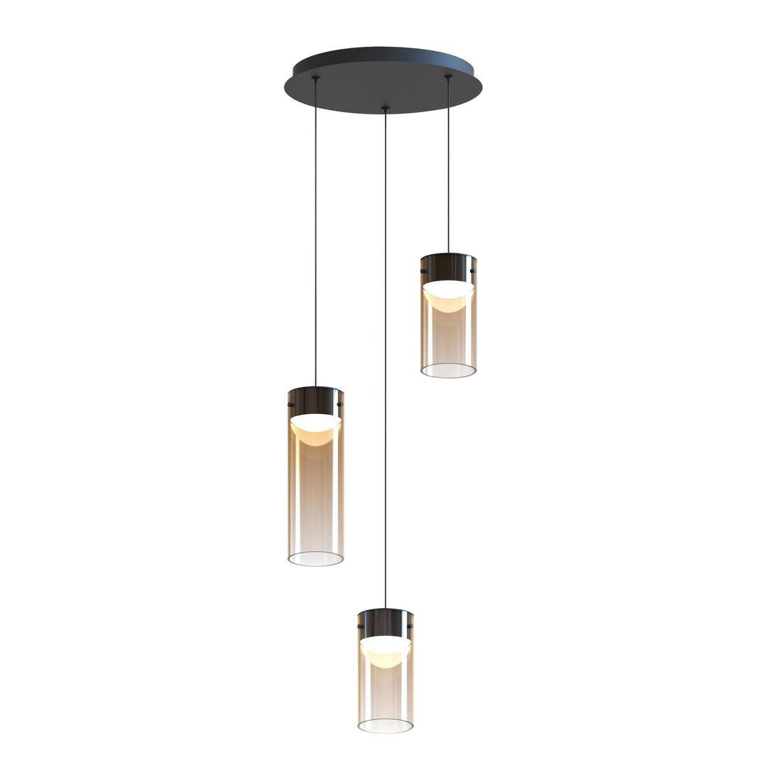 Highball - LED Pendant in Amber by ET2 Lighting